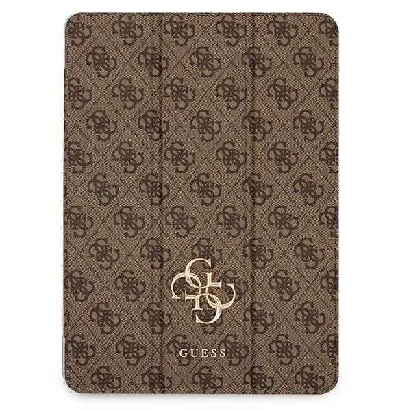 Guess GUIC11G4GFBR iPad 11" 2021 obal knihy brąz/brown 4G Collection