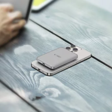 Magnetická powerbanka PB10 Lifemag Magsafe Power Bank 5000mah Titanium