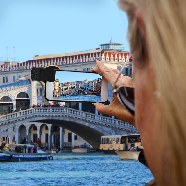 Lens for smartphone phone lens 2in1 set Alogy Lens clip 0.45X Macro 12.5X wide