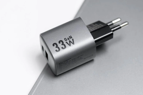 FORCELL F-ENERGY GaN Charger Type C USB A PD QC4.0 3A 33W Сірий
