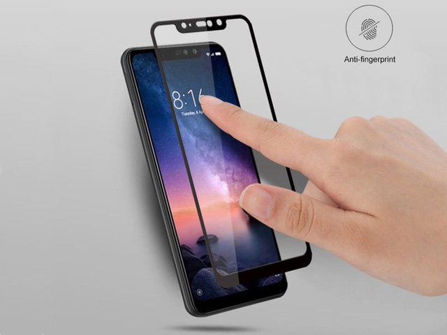 Mocolo Full Glue Glas für Xiaomi Redmi Note 6 Pro schwarz