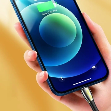 USB kábel zo série Joyroom Mermaid - Lightning 2,4A 1,2m čierny (S-1230K6)