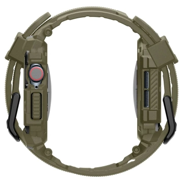 POUZDRO S ŘEMÍNKEM PRO APPLE WATCH 10 (46MM) VINTAGE KHAKI SPIGEN RUGGED ARMOR PRO