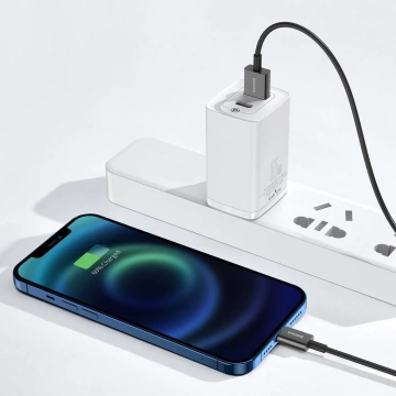 Кабель Baseus Superior USB - Lightning 2,4 A 1 м чорний (CALYS-A01)