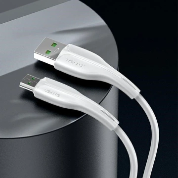 USAMS Cable U38 microUSB 4A Fast Charge for OPPO 1m white