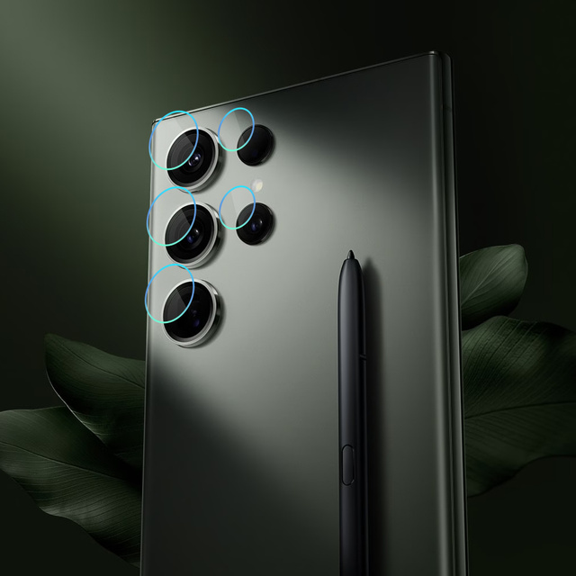 Glass Camera Protector x4 3mk Lens Protection for Samsung Galaxy S23 Ultra