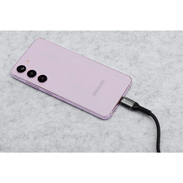 Кабель USB-A для Lightning 12 Вт 3 м нейлоновий Forcell алюмінієвий для iPhone iPad