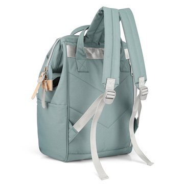 Himawari Backpack Laptop Bag 13.3 USB Prostorný Vodotěsný A4 Univerzální 19L cestovní batoh Vintage Zelený