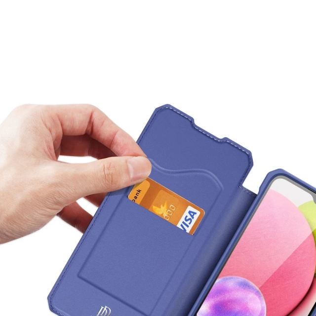 DUX DUCIS Skin X holster cover with flip cover for Samsung Galaxy A03s blue