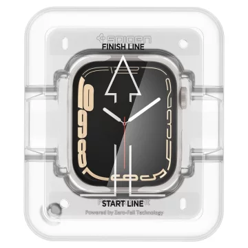 Гібридне скло spigen proflex "ez fit" 2-pack apple watch 7/8 (41 мм)