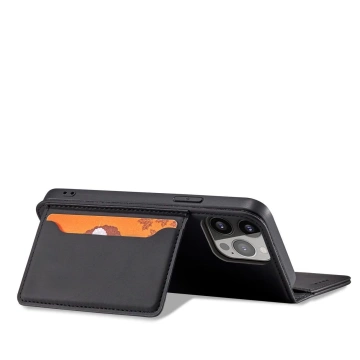 Магнітний чохол для карток для iPhone 13 Pro Pouch Card Wallet Card Holder Black