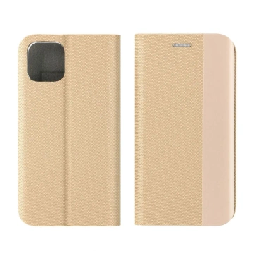 SENSITIVE Book Case for Samsung Galaxy S25 Plus Gold Stand