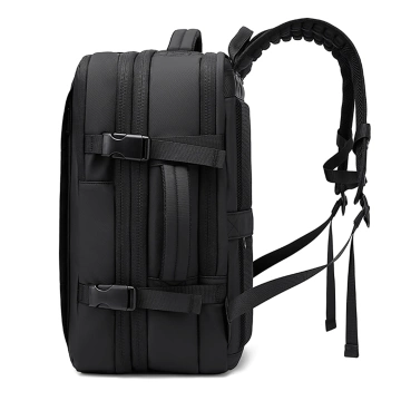 Bange Waterproof Backpack for Laptop 15.6" City Travel 45x30x16 cm for Work Airplane Men's Women's with USB Port Black