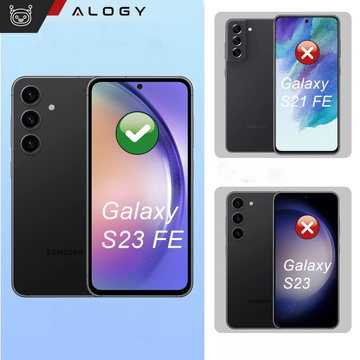 Puzdro pre Samsung Galaxy S23 FE Plus Mag Safe Hybrid Case Zadný kryt krytu Anti-Shock Clear Alogy Transparent