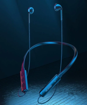 WK Design V29 - douszne bezprzewodowe słuchawki bluetooth zestaw słuchawkowy czarny