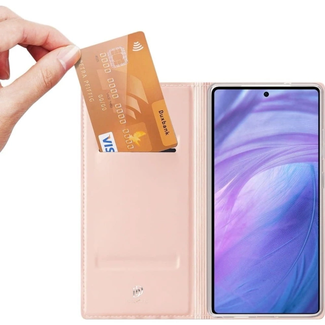 Etui Kabura do Samsung Galaxy S25 Ultra Dux Ducis Skin Pro Różowa