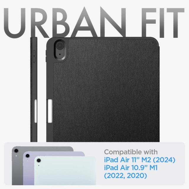 Etui Spigen Urban Fit pre Apple iPad Air 10.9 4. 5. 2020-2022 / 11. 6. 2024 čierna
