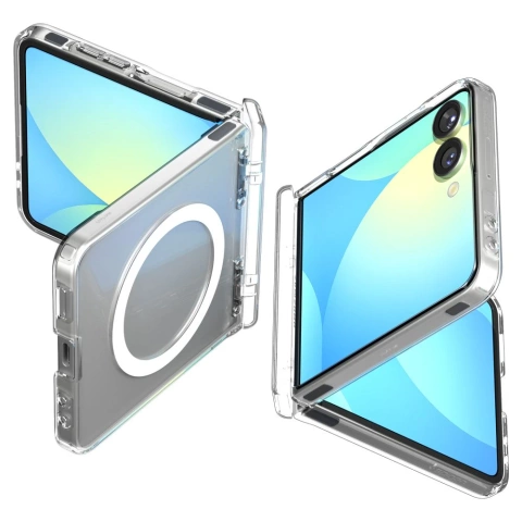 Etui Galaxy Z Flip 7 Spigen Ultra Hybrid Pro MagSafe Clear