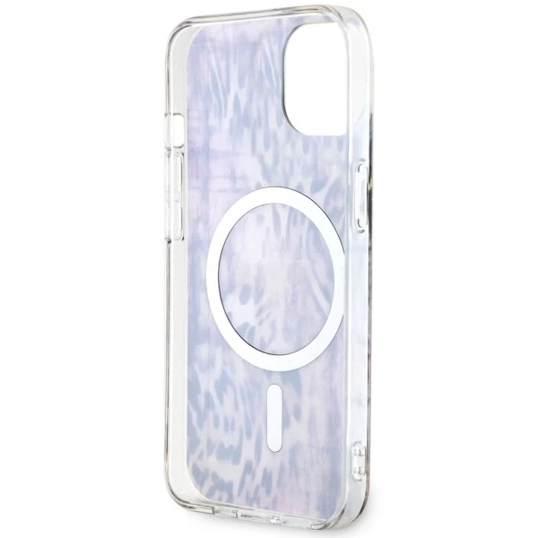 Чохол Etui Guess GUHMP14SHLEOPWP для iPhone 14 6.1" Leopard MagSafe