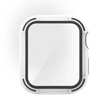 Ochranné pouzdro UNIQ Torres pro Apple Watch Series 4/5/6/SE 40mm bílá/holubičí bílá