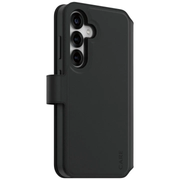 Puzdro CARE pre Samsung Galaxy S25 od PanzerGlass Feature Tango Wallet 2v1 čierne