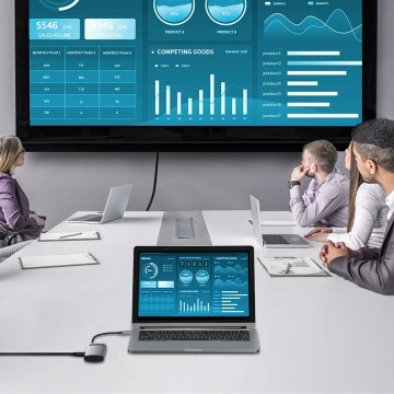 Baseus Metal Gleam Series multifunkční USB HUB 5v1 USB Type C PD 100W HDMI šedý (WKWG020013)