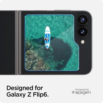 Tvrdené sklo Spigen Glas.tR "Ez Fit" po 2 kusoch pre Samsung Galaxy Z Flip 6 Clear