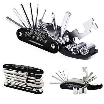 Multitool wrenches for changing Alogy tires on scooters/bikes