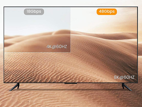 Kabel x2 HDMI 2.1 Alogy 2m 8K PREMIUM ULTRA High Speed 60Hz 48GBps Czarny