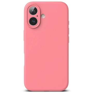 Magnetické silikónové puzdro Ringke MagSafe pre iPhone 16 Pink