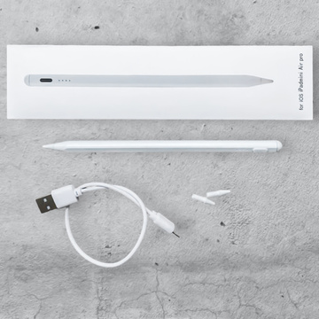 Magnetic Pencil Precision Marking & Sketching Pen for Apple iPad Pro/ Air/ Mini White