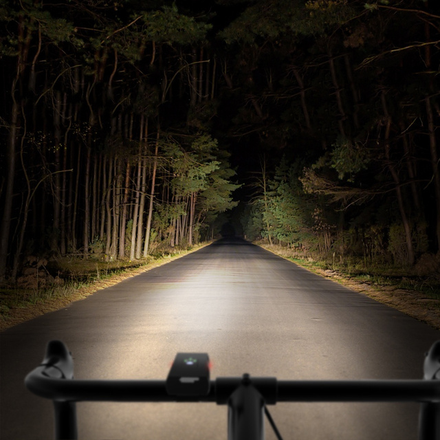 Lampka Rowerowa Przednia LED 800 lm, Wodoodporna, 2-LED Światełko Oświetlenie na Rower, Alogy – Czarna