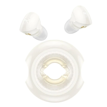 Hoco EW71 Kabellose Bluetooth TWS Kopfhörer - Weiß mit LED