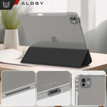 Puzdro na iPhone 14 Pro Mag Safe Matt Case Cover matné Alogy Ring obrnené puzdro na telefón čierne