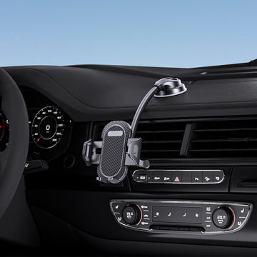 Car holder Car phone holder for the dashboard, windshield, dashboard Black