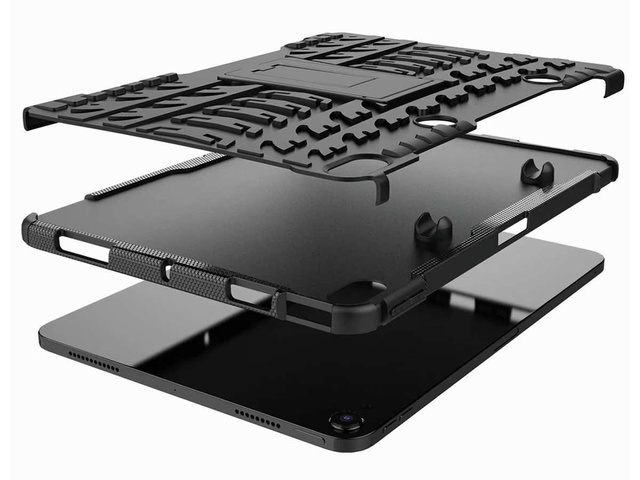 Alogy gepanzerte Hülle für Apple iPad Air 4 2020/5 2022 Black Glass