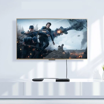 Uzelený prepínač rozdeľovač HDMI – 3x HDMI 3D 4K 7,5 Gb/s 36 bitov na kanál čierny (40234)