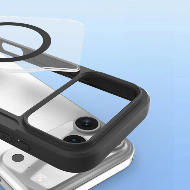 Etui do iPhone 17 Pro Max Dux Ducis Skin X Pro Portfel MagSafe Czarny