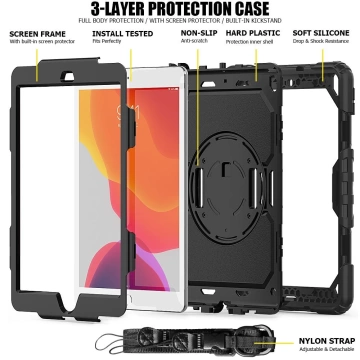 TECH-PROTECT SOLID360 IPAD 10.2 2019 / 2020 / 2021 ЧОРНИЙ