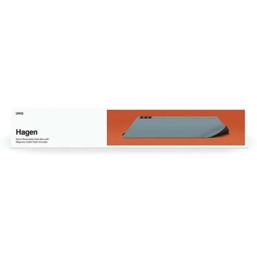 UNIQ Hagen - Двосторонній магнітний килимок для столу 67x35 см, чорний та синій
