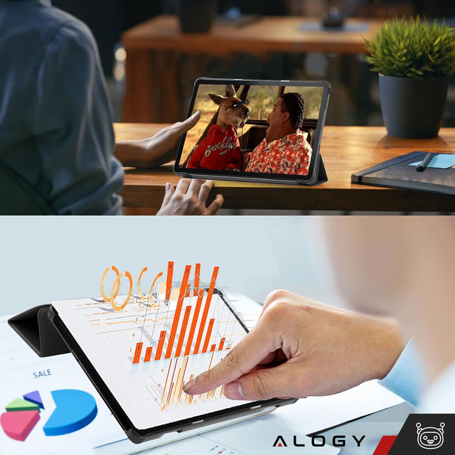 Чохол для планшета Lenovo Tab M10 3gen 3 GEN 10.1 2022 TB328FU TB328XU Корпус Чохол Alogy Book Cover Чорне скло