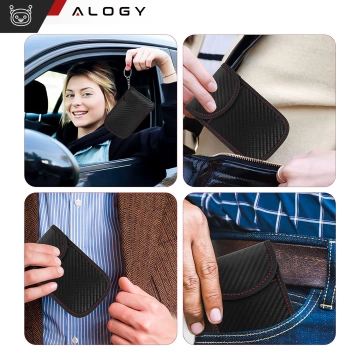 Alogy anti-theft key case signal blocking pouch 13x8.2cm