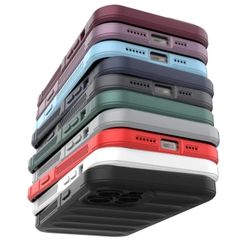 Obal Magic Shield Case pre iPhone 12 Pro Max flexibilný pancierový tmavomodrý kryt