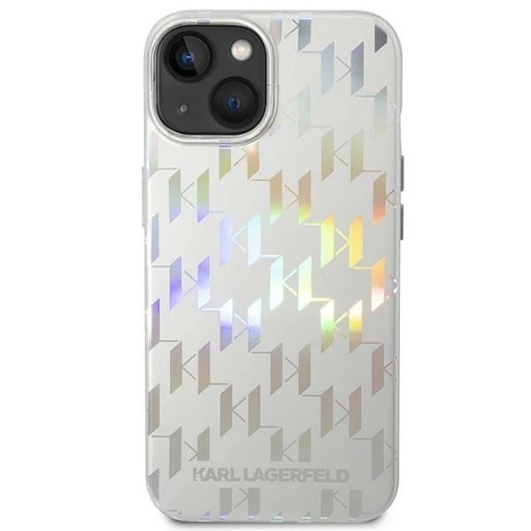 Etui Karl Lagerfeld KLHCP14MLGMMSV3 na iPhone 14 Plus 6,7" pevné puzdro Monogram Iridescent