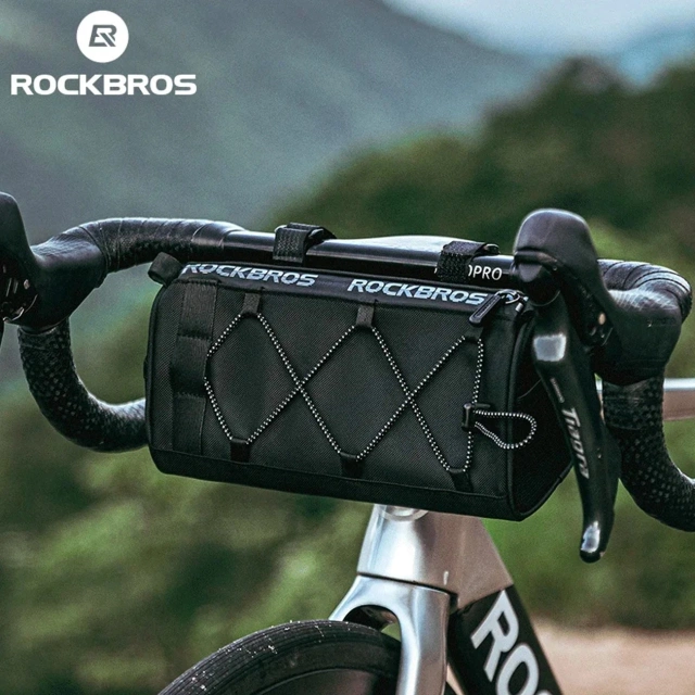 Rockbros 30110030001 Fahrradtasche für Lenker, 1,5 l, Schwarz