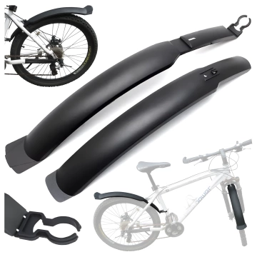 Platformové pedále na MTB bicykle, hliník 9/16" Čierna hliníková sada [2 ks]