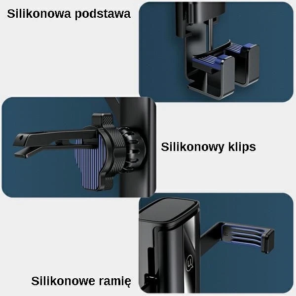 USAMS Кронштейн для вентиляційної решітки Gravity black/black ZJ058ZJ01 (US-ZJ058)