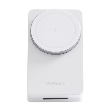 Bezdrôtová nabíjačka Ugreen W528 20W MagSafe 2v1 pre iPhone a AirPods, biela
