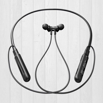 Вкладиші бездротові Bluetooth навушники Proda Kamen з шийним ремнем чорні (PD-BN200 чорні)