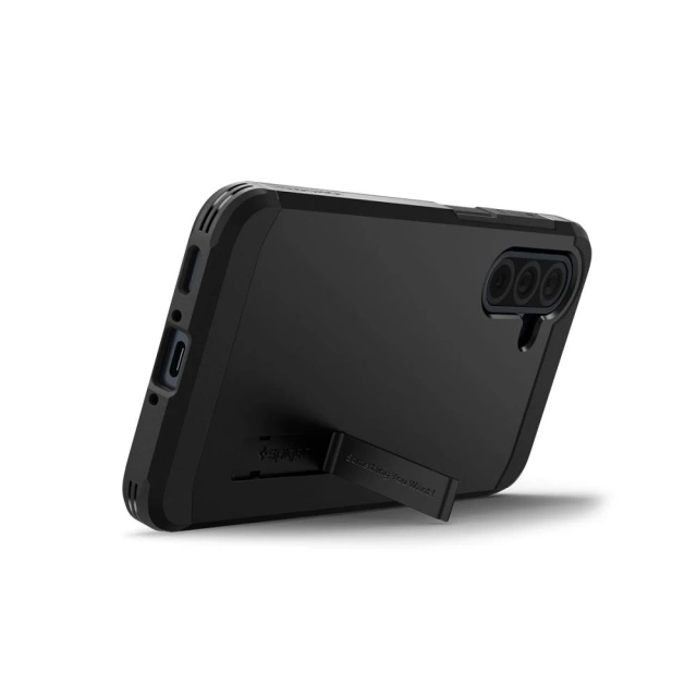 Protective case for Samsung Galaxy A36 5G Spigen Tough Armor Black